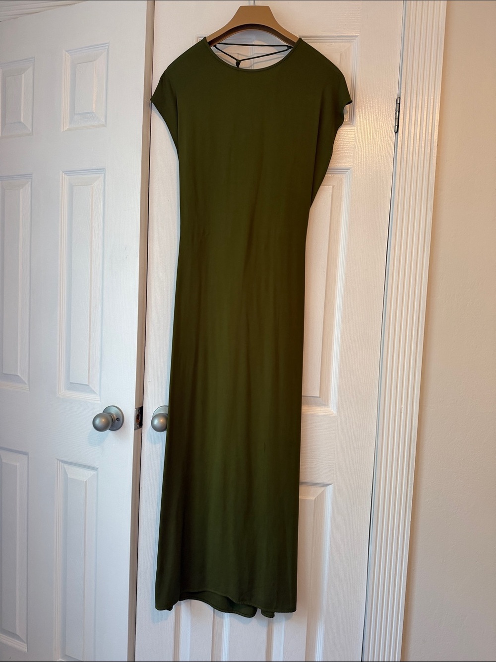 Christopher Esber Olive Green Maxi Dress